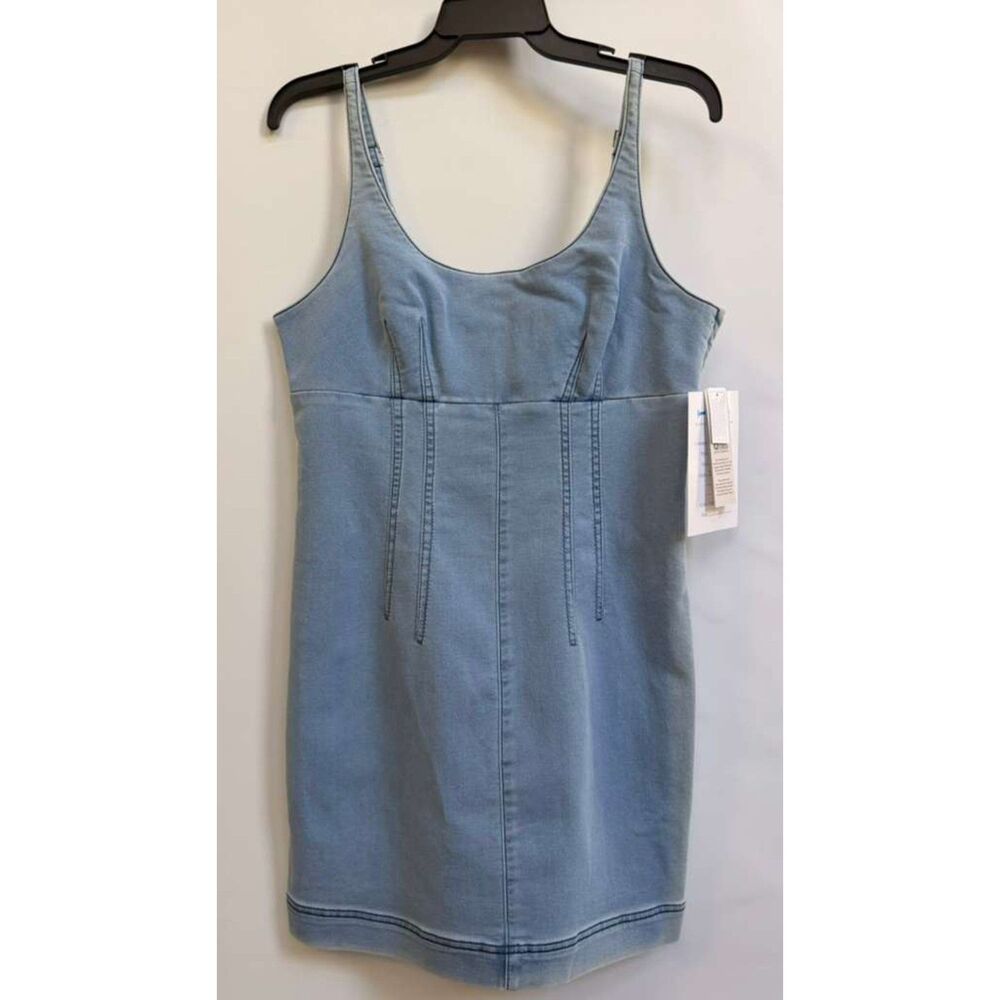 Denim Stretch Mini Dress